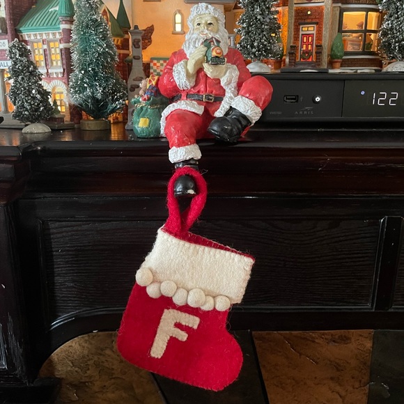 Mini Stocking Letter F - Picture 3 of 4